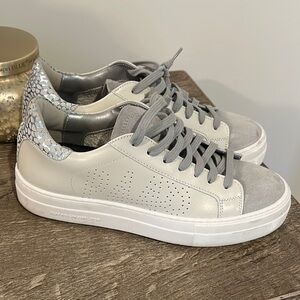 P448 shoes suede grey terry lining size 38